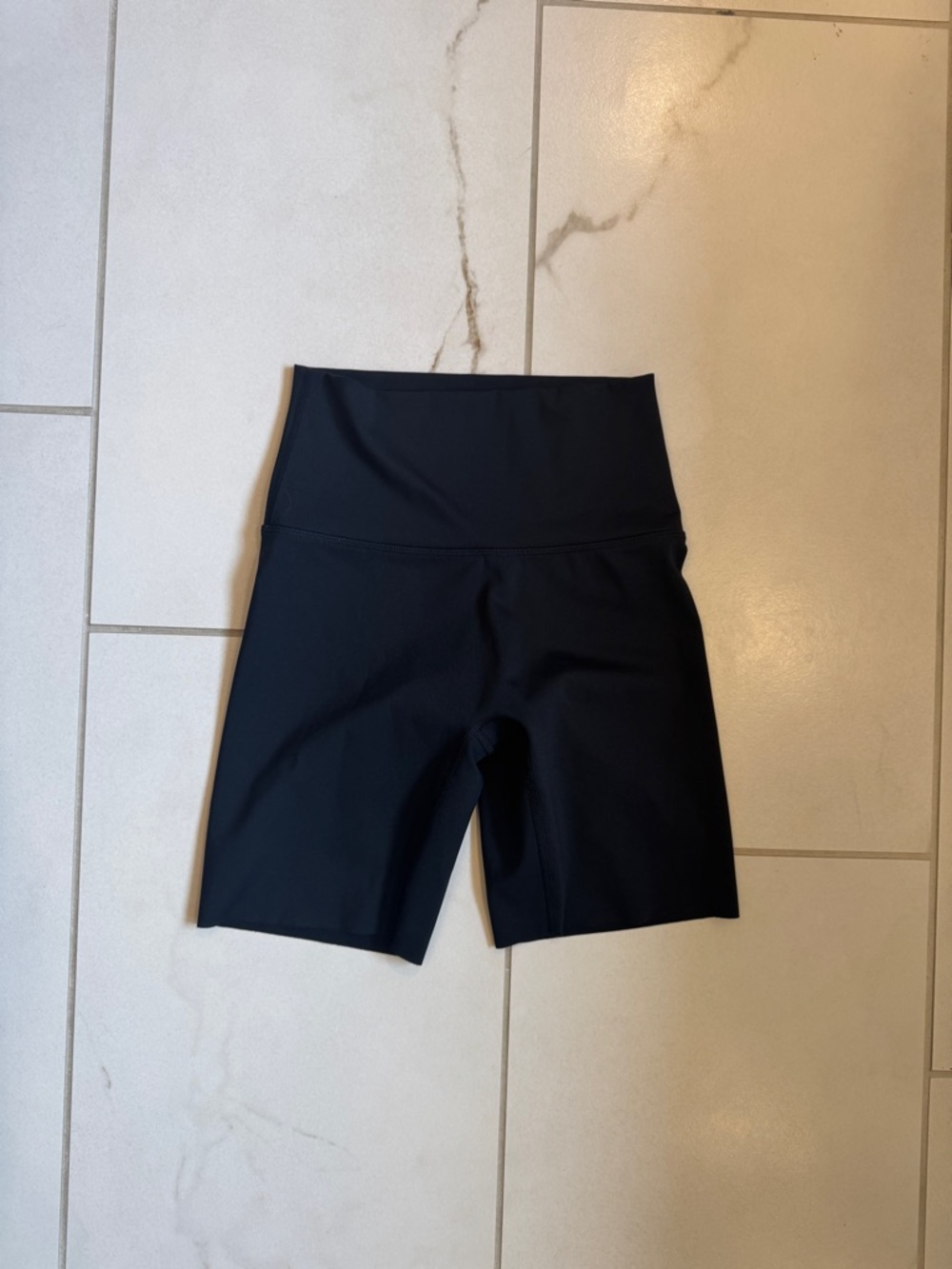 Black Aerie Offline Goals Hi-Rise 7 Inch Inseam Bike Shorts
